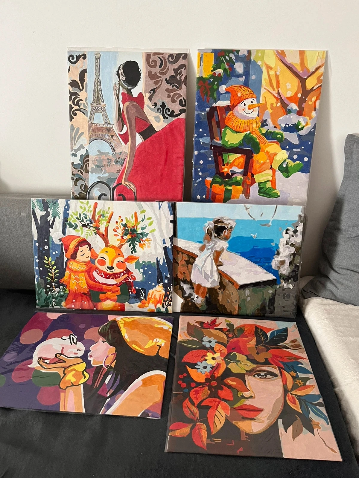 Lot de peintures